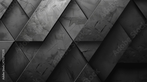 Modern black and grey geometric pattern background