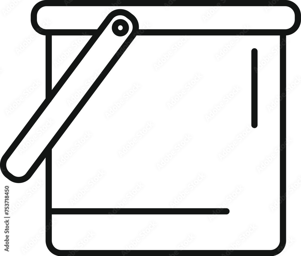 Bag ice fishing icon outline vector. Holiday outdoor activity. Season wintry Bag ice fishing icon outline vector. Holiday outdoor activity. Season wintry