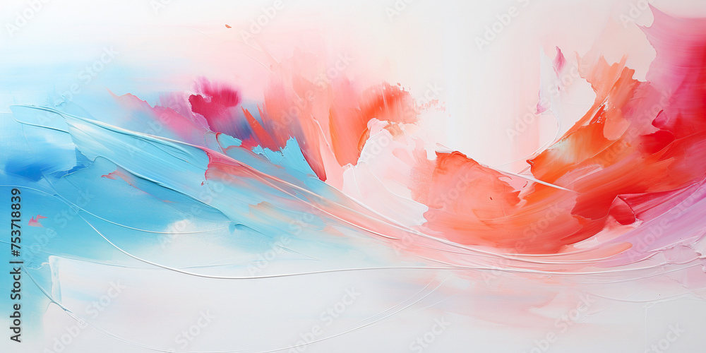 Abstract vibrant color paint brush strokes art background. Thick texture, dynamic, expressive, artistic, painterly pattern texture wallpaper backdrop