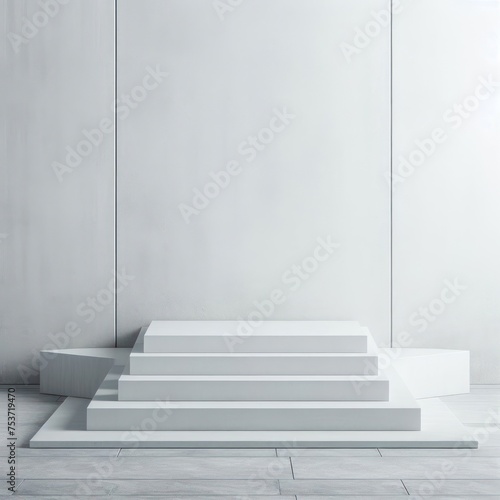 A minimalist concrete rock product stage with a textured concrete wall backdrop, showcasing a grunge aesthetic texture. ideal for product displays, presentations, or digital backgrounds.