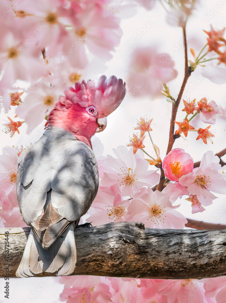 The Australian Galahs are a pink and grey coloured cockatoo found in most areas of Australia. They are a highly intelligent, social and adaptable parrot.
