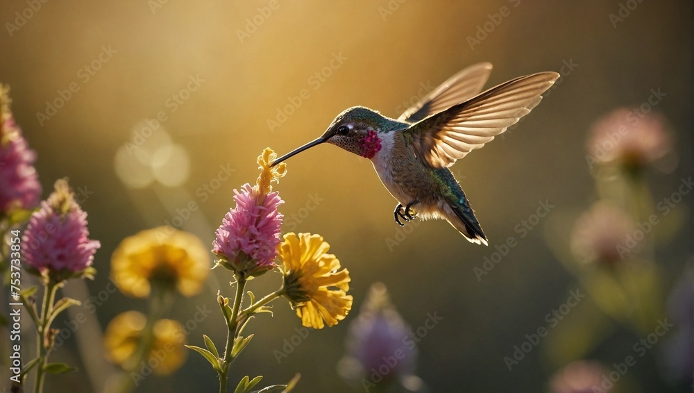 Fototapeta premium hummingbird in flight