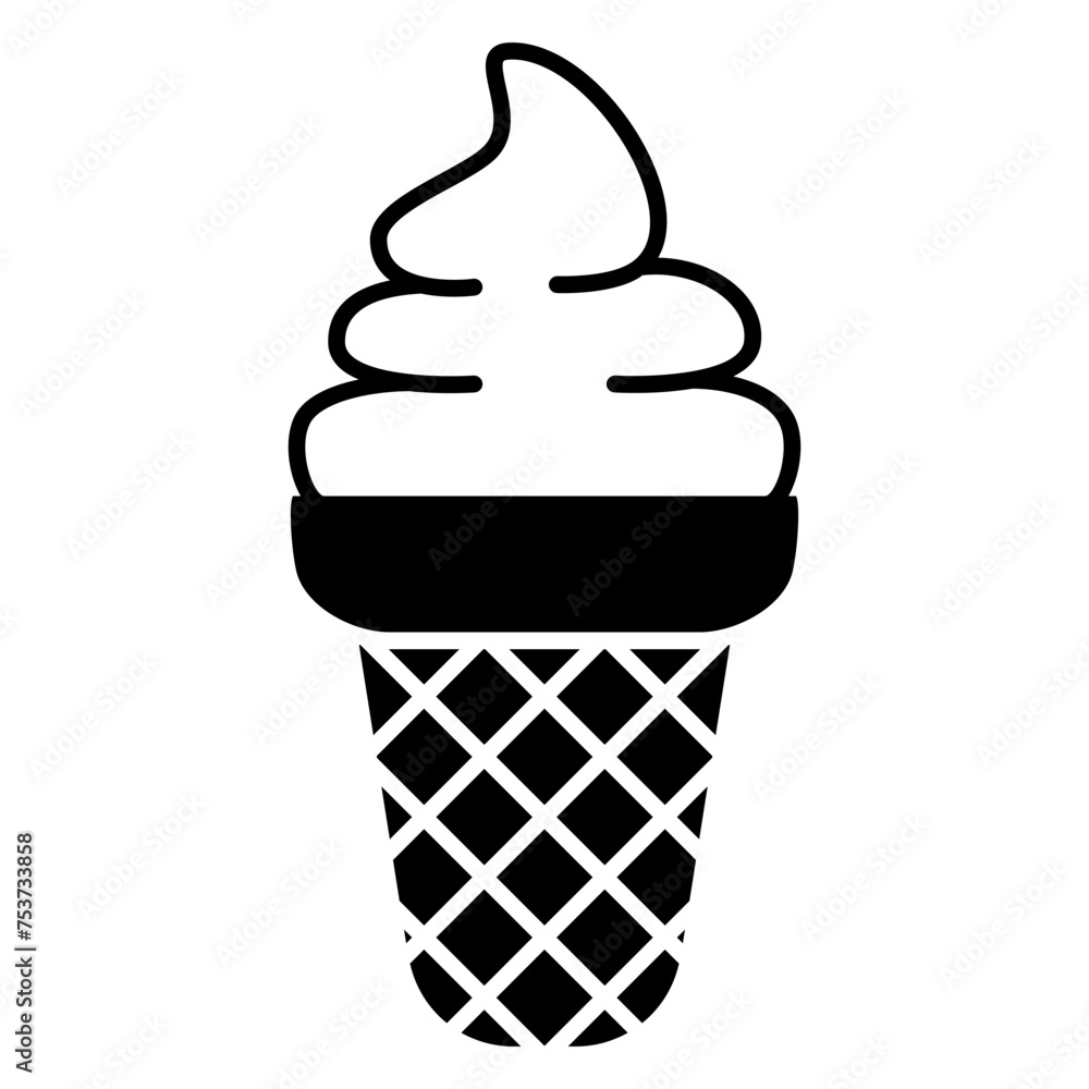 ice cream cone icon ice cream cone icon