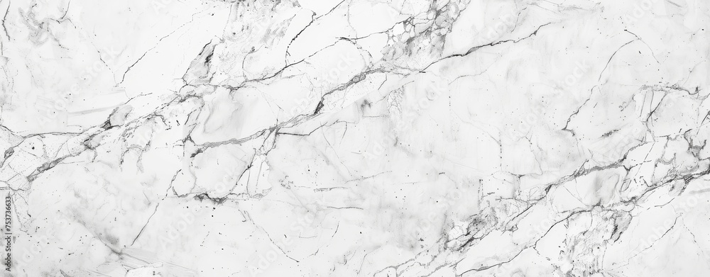 Obraz premium white marble texture background banner