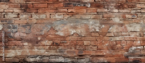 Texture of an aged brick wall