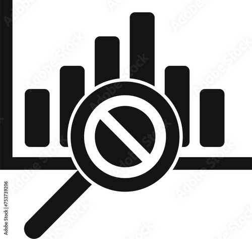 Critical thinking reason graph icon simple vector. Analytical process. Solution genius