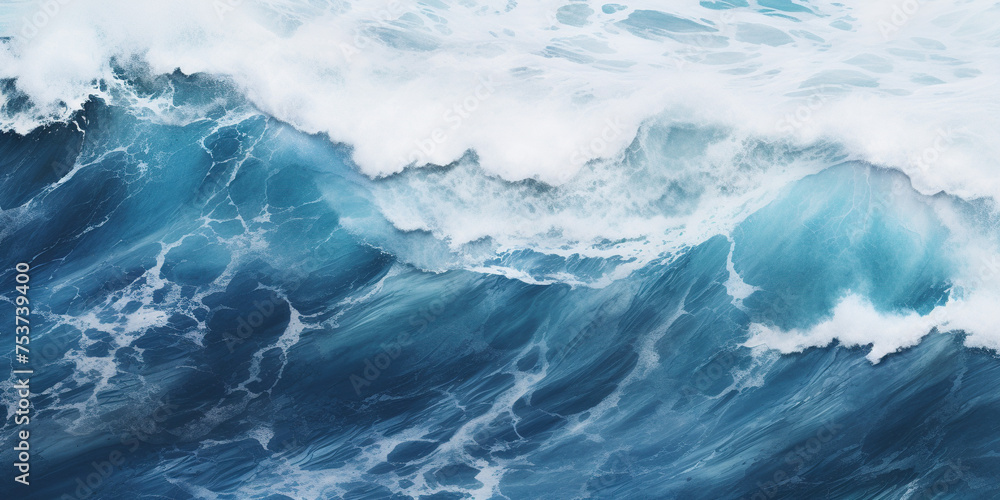 Abstract blue ocean waves crashing with white foam and splashes background. H2O expressive, artistic, pattern texture wallpaper backdrop Abstract blue ocean waves crashing with white foam and splashes background. H2O expressive, artistic, pattern texture wallpaper backdrop