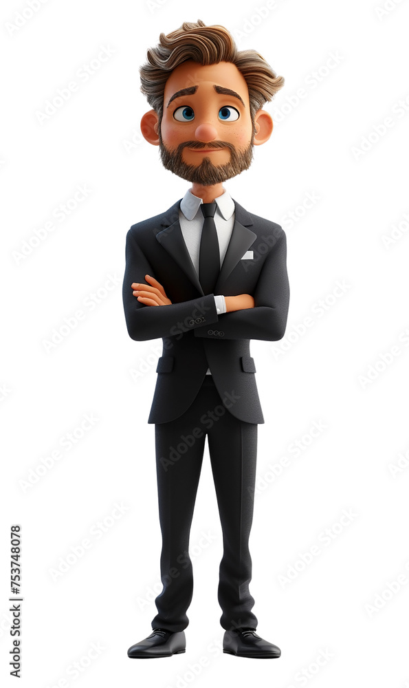 Obraz premium 3d business man