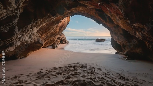 Small Cave on the Beach