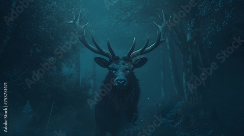 a cinematic and Dramatic portrait image for deer © creative