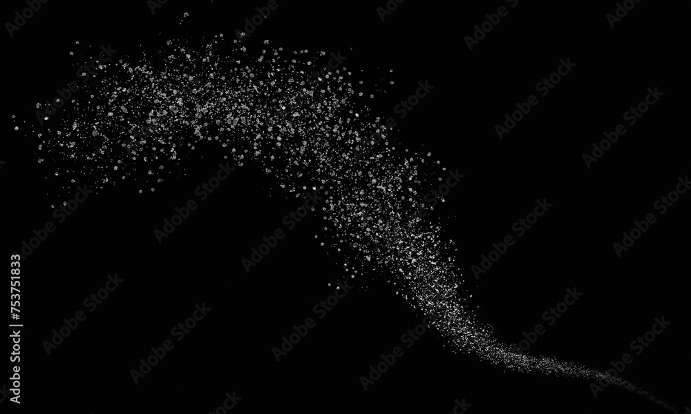 Fototapeta premium silver glitter shiny wave curve light effect Background