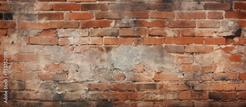 Distressed Brick Wall Texture Background