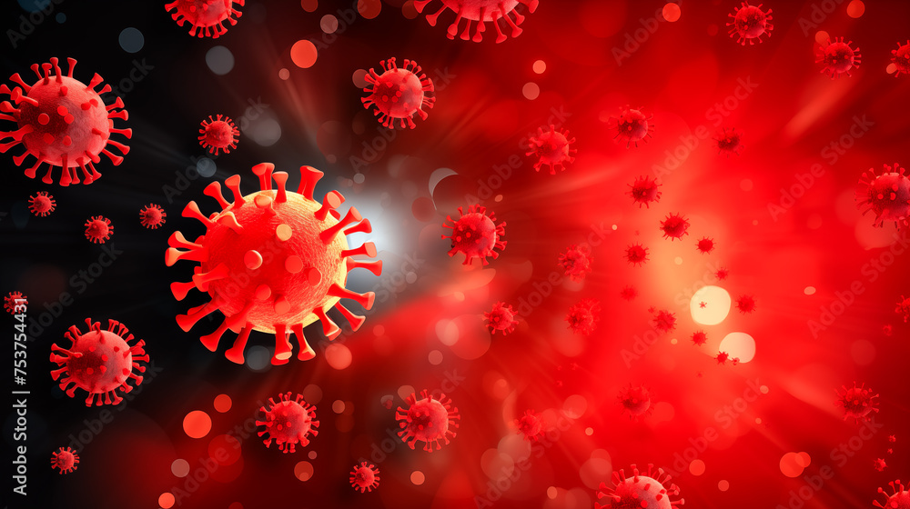 Virus or bacteria cells. Cocci bacteria and virus cells. Microscopic red bacteria. Healthcare and medicine Concept Virus or bacteria cells. Cocci bacteria and virus cells. Microscopic red bacteria. Healthcare and medicine Concept