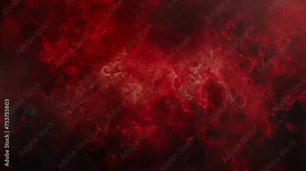 Old wall pattern texture cement red black abstract red color design are light with black gradient background. textured background with a brushstroke pattern in red and black gradient.