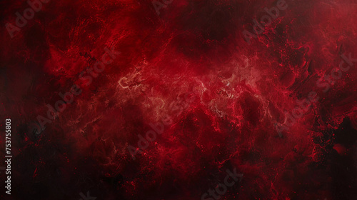 Old wall pattern texture cement red black abstract red color design are light with black gradient background. textured background with a brushstroke pattern in red and black gradient. photo