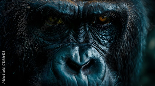 a cinematic and Dramatic portrait image for gorilla