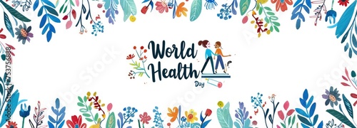 World Health Day concept card