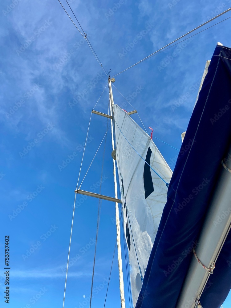 Fototapeta premium sailing ship mast