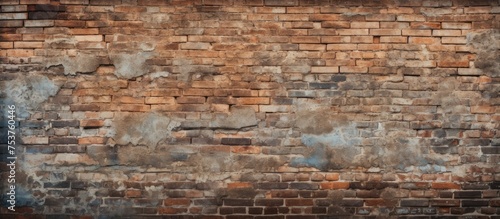 Aged grungy brick wall texture pattern background