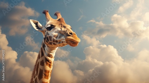 A giraffe who writes poetry and creates his own poetry anthology