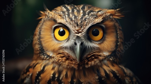 An owl who runs her own popular science channel on the Internet © Gefo
