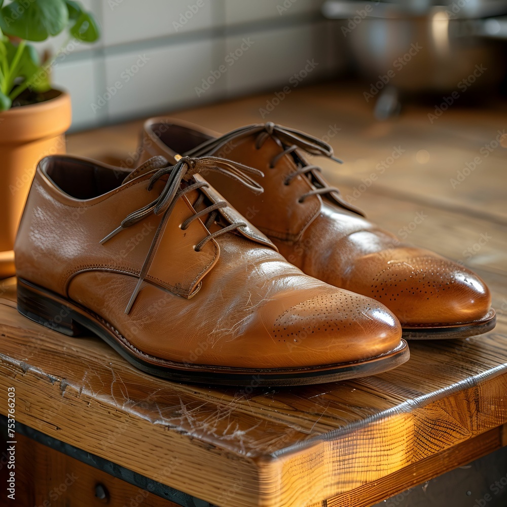 Elegant Brown Leather Dress Shoes Elegant Brown Leather Dress Shoes