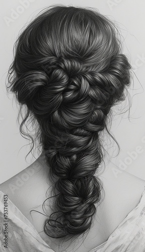 generative ai woman with hair