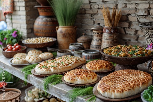 Traditional turkish baked dish pide. Turkish pizza pide, Middle eastern appetizers. Turkish cuisine pide, Middle eastern appetizers photo