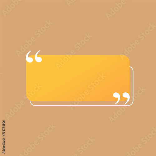 Vector Qoute box frame, comment frame, suitable for your design