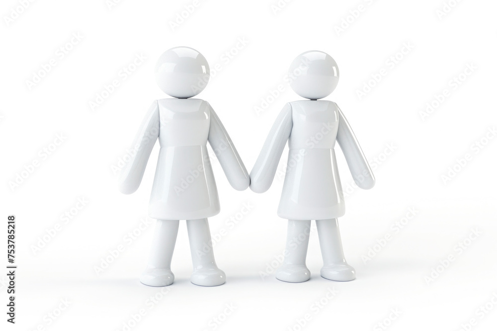 people 3d icon, on white background people 3d icon, on white background