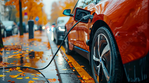 Revolutionizing the Automotive Industry: The Dark Side of Electric Car Batteries Exposed created with Generative AI technology