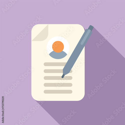 Sign in new profile icon flat vector. Online number form. Business digital bank