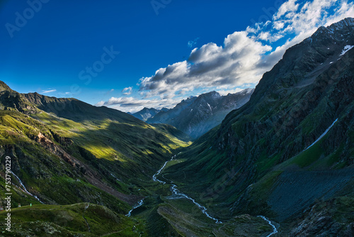Valley in the Alps
