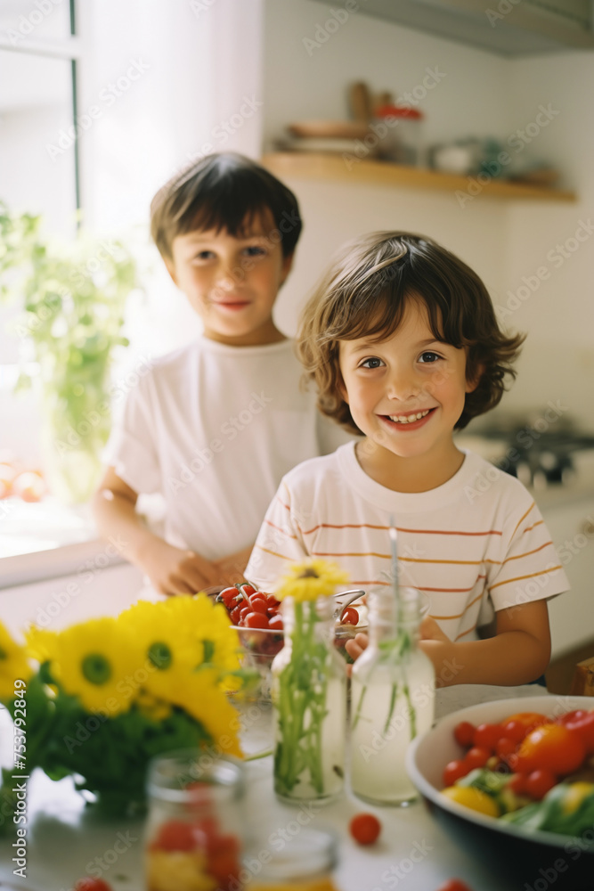 Kids food. Children's healthy food. Cozy breakfast, dinner. Food for baby. Kids food. Children's healthy food. Cozy breakfast, dinner. Food for baby.