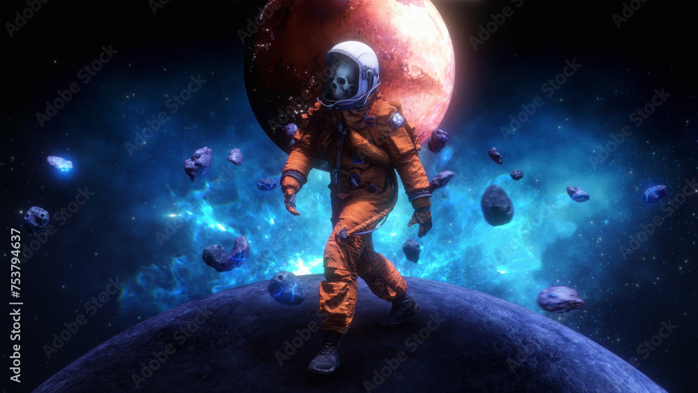Skull Astronaut Space Walker 06 Skull Astronaut Space Walker 06