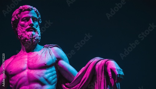 Greek stoic statue photo