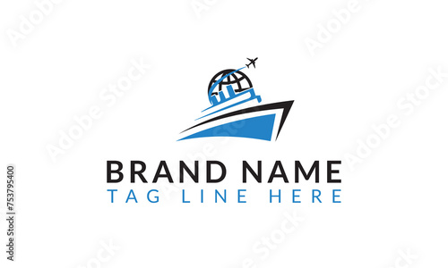 Set of Vintage Nautical Labels and Signs With Retro Typography Anchors Steering Wheel Knots Seagulls and Wale