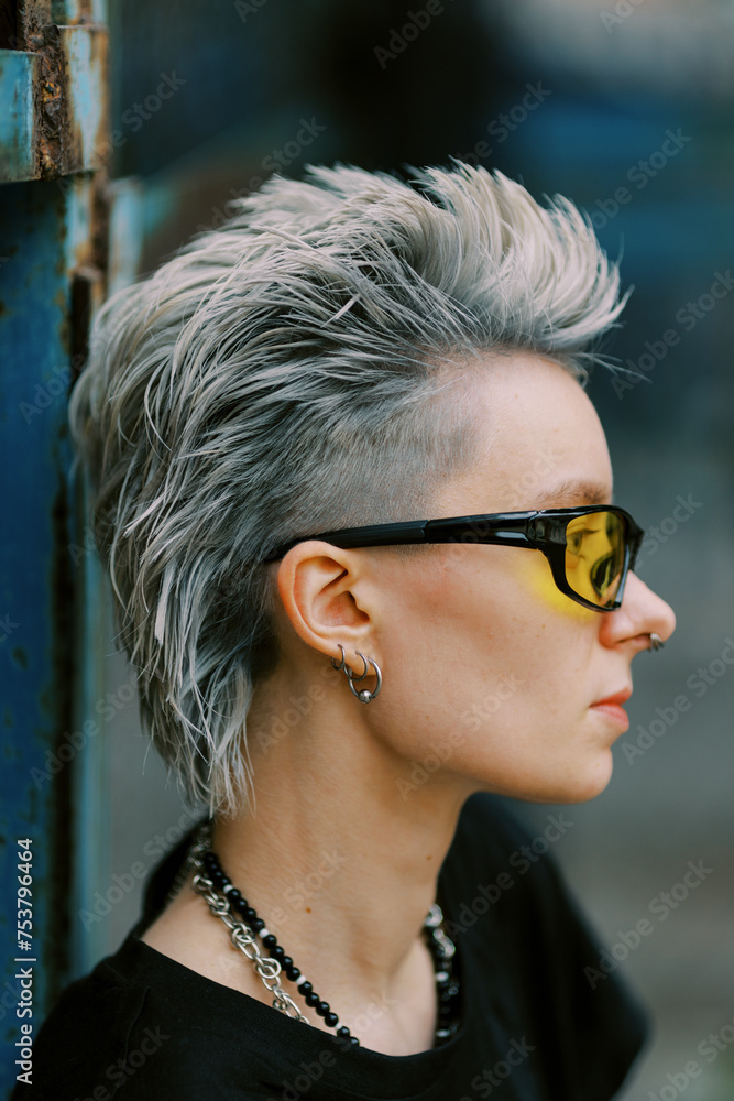 Lesbian Woman in closeup Lesbian Woman in closeup