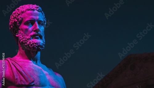 Greek Statue Philosopher photo