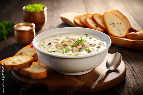 A Bowl of Clam Chowder