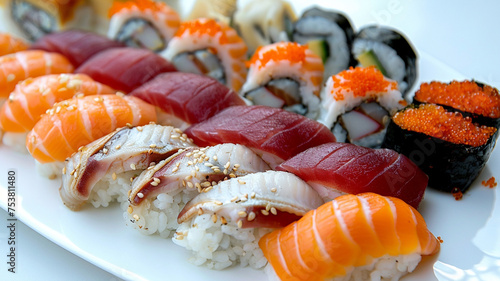 sushi on a plate © Riffat