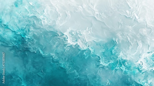 A serene turquoise and white textured background, suggesting tranquility and clarity.