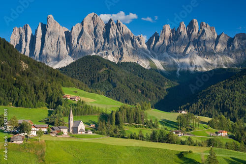 Italien, Südtirol, Alto Adige, Dolomiten, Villnösstal, Santa Maddalena, Geisler Spitzen