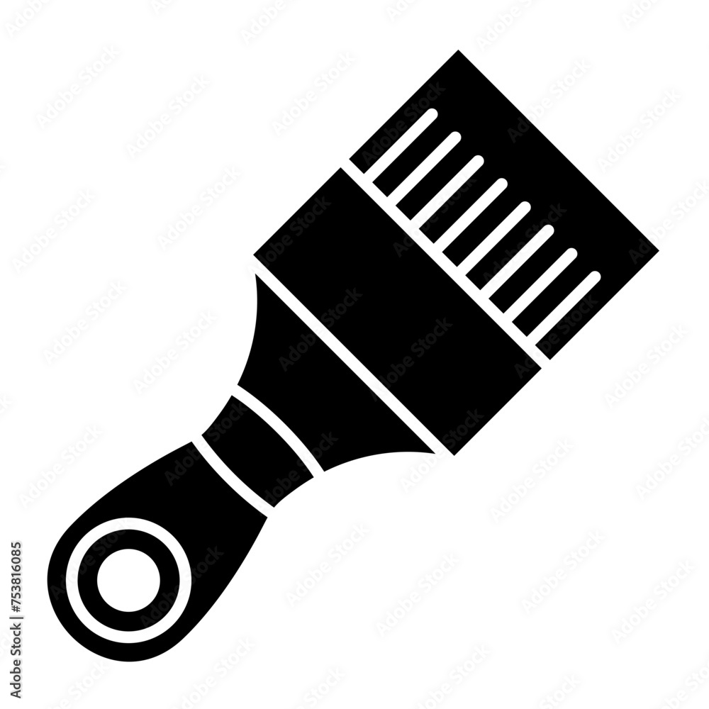 Brush Flat Icon Design Brush Flat Icon Design