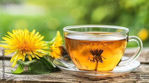 a dandelion root tea, traditionally used for its detoxifying and liver-supporting properties