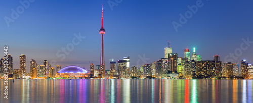 Photography Kanada, Ontario, Toronto, Skyline, CN Tower, Lake Ontario