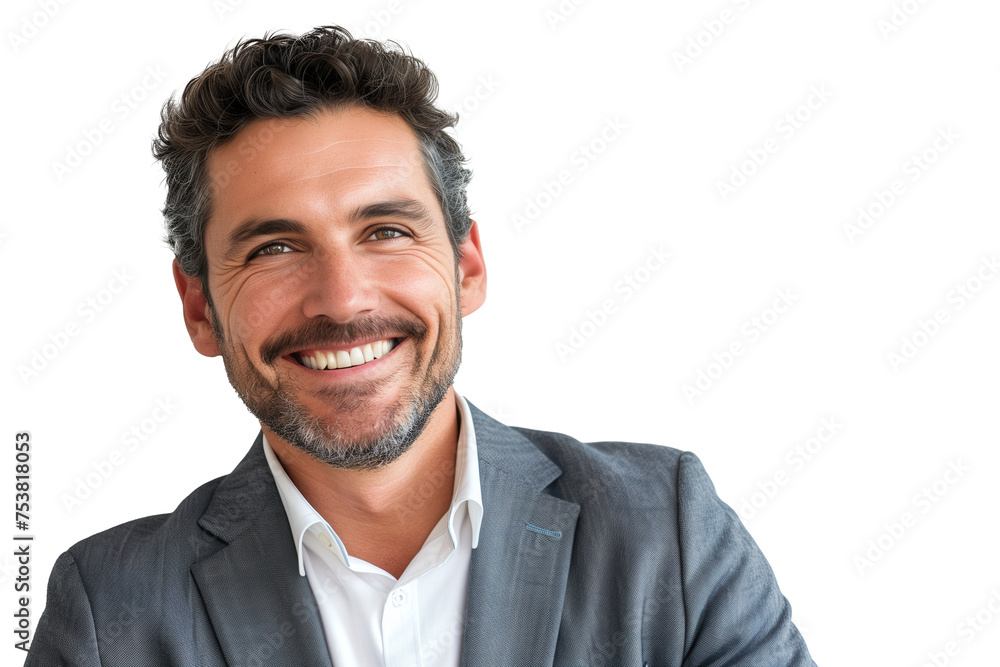 Smiling CEO Portrait - Handsome Male Professional with Transparent Background Smiling CEO Portrait - Handsome Male Professional with Transparent Background