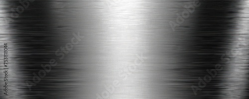 Fine brushed wide white metal texture steel or white aluminum plate
