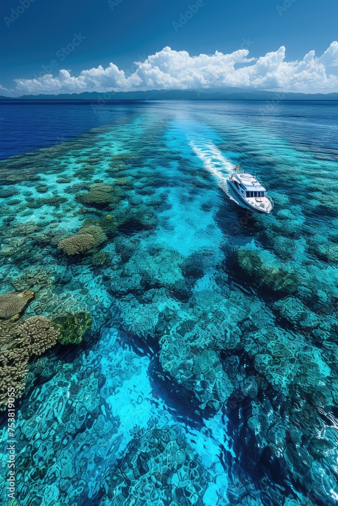 Aerial Panorama of the Reef