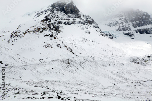 Views surounding the icefield parkway - Columbia icefield - Athabasca glacier - Alberta - Canada photo